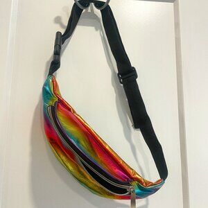 Shimmery Rainbow fanny pack